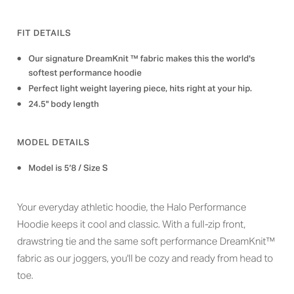 🆕WT! Vuori Halo Performance Hoodie 2.0 Color: Pale Grey Heather - Picture 8 of 10